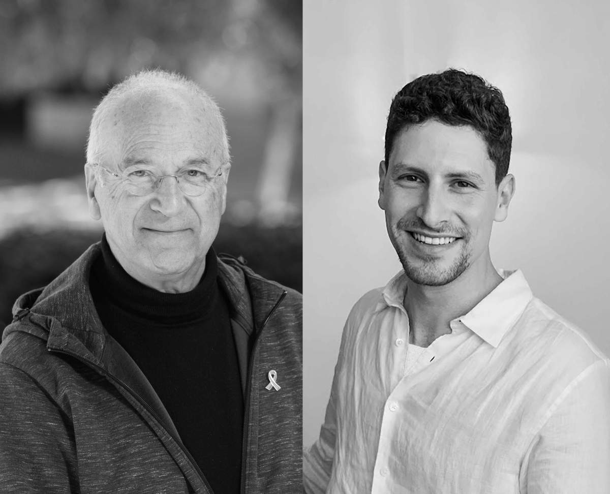 (de gauche à droite) Prof. David Harel et Nadav Timor

