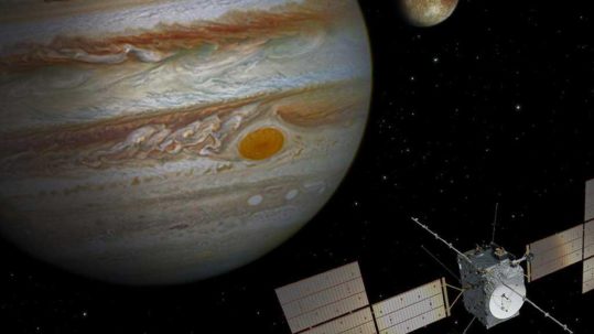 mission JUICE de l'ESA vers Jupiter