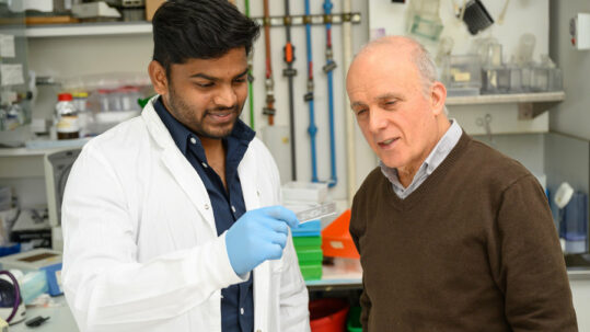 (l-r) Dr. Arunachalam Sekar and Prof. Yosef Yarden