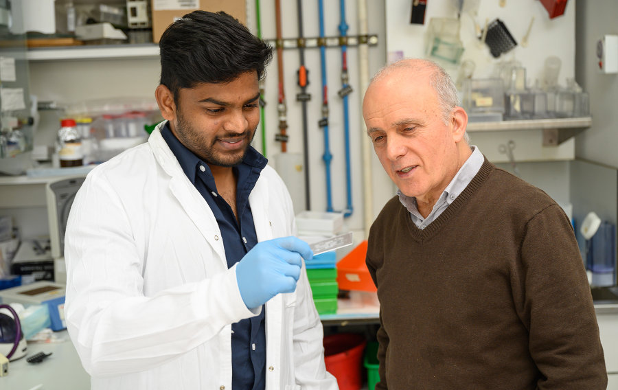 (l-r) Dr. Arunachalam Sekar and Prof. Yosef Yarden